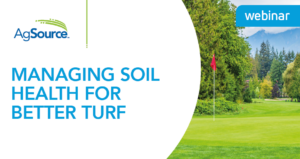 Image of managing soil health for better turf webinar