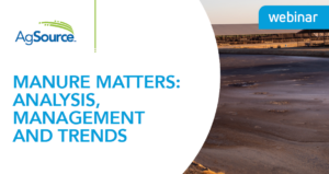 Image of manure matters: analysis, management and trends webinar